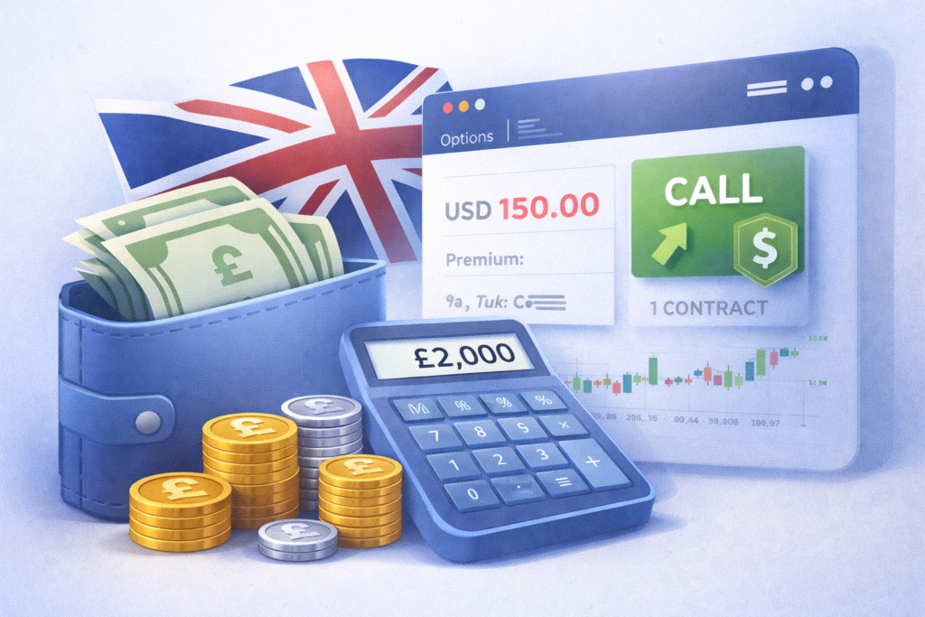 How much money do you need to trade options in the UK